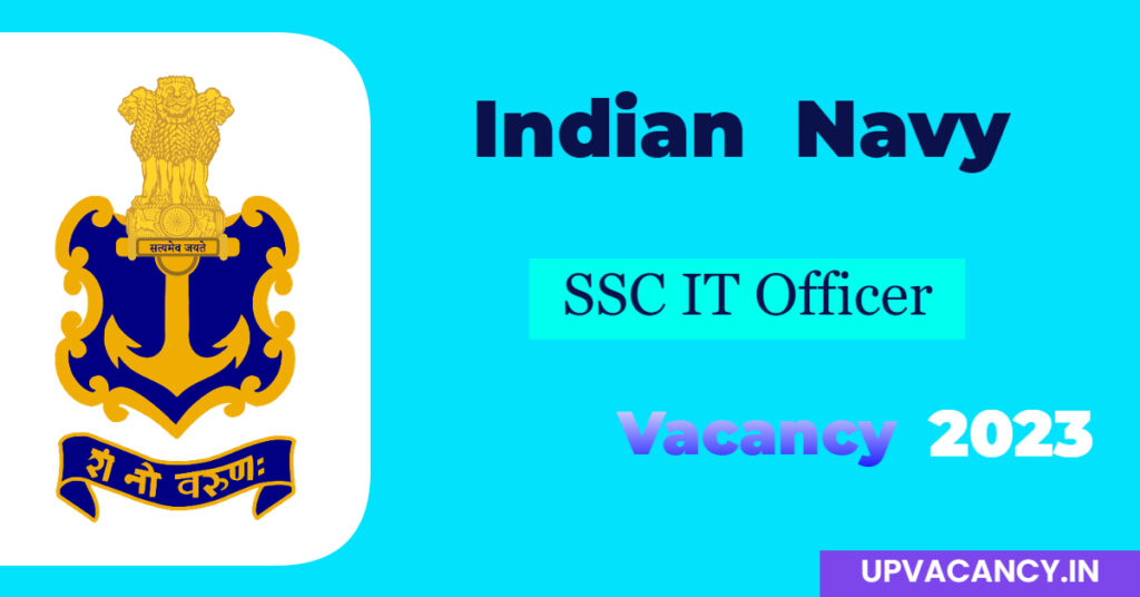 Indian Navy SSC IT Officer Vacancy