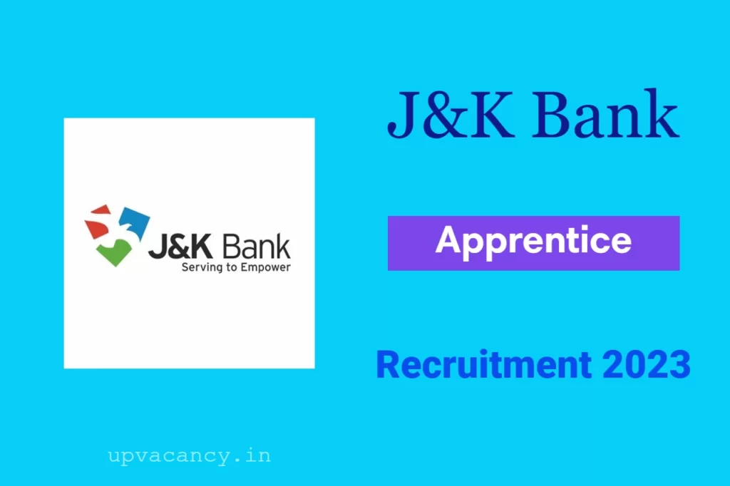 J&K Bank Apprentice Recruitment 2023